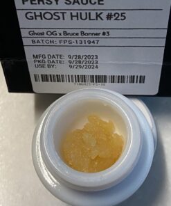 Persy rosin sauce Ghost hulk